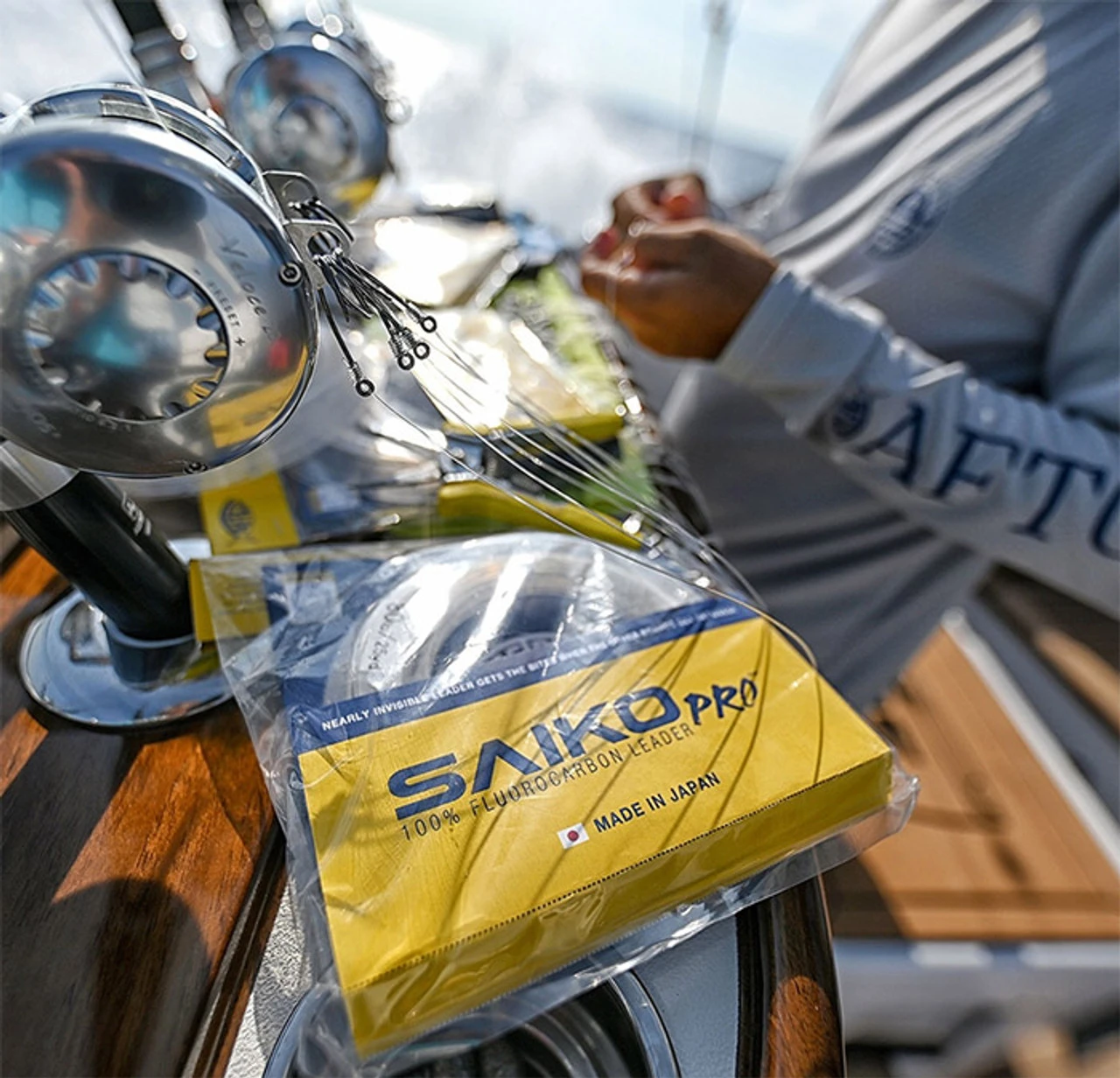 Aftco Saiko Pro Fluorocarbon Leader - Pink 4 Aftco Saiko Pro Fluorocarbon Leader - Pink - Image 2