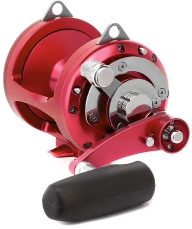 Avet EXW 30/2 Two-Speed Lever Drag Big Game Reels Red 3 Avet EXW 30/2 Two-Speed Lever Drag Big Game Reels Red