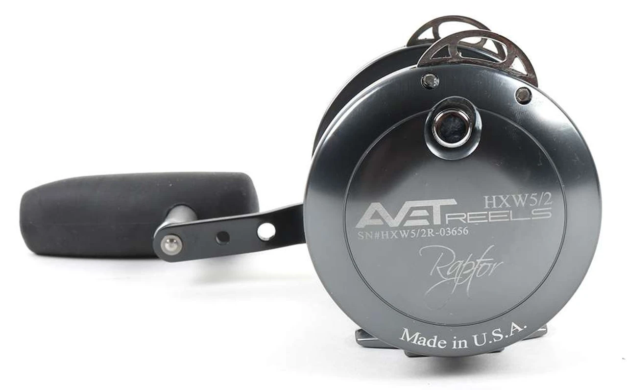Avet HXW 5/2 RAPTOR Two-Speed Lever Drag Casting Reel Gunmetal 5 Avet HXW 5/2 RAPTOR Two-Speed Lever Drag Casting Reel Gunmetal - Image 3