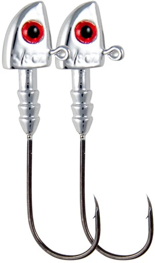 C&H Lures No Alibi Alien Jig Heads - Chrome Series 3 C&H Lures No Alibi Alien Jig Heads - Chrome Series