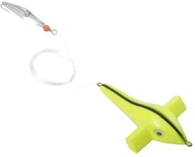 Clarkspoon Bird Rig - Chartreuse - #0 Silver Spoon 3 Clarkspoon Bird Rig - Chartreuse - #0 Silver Spoon
