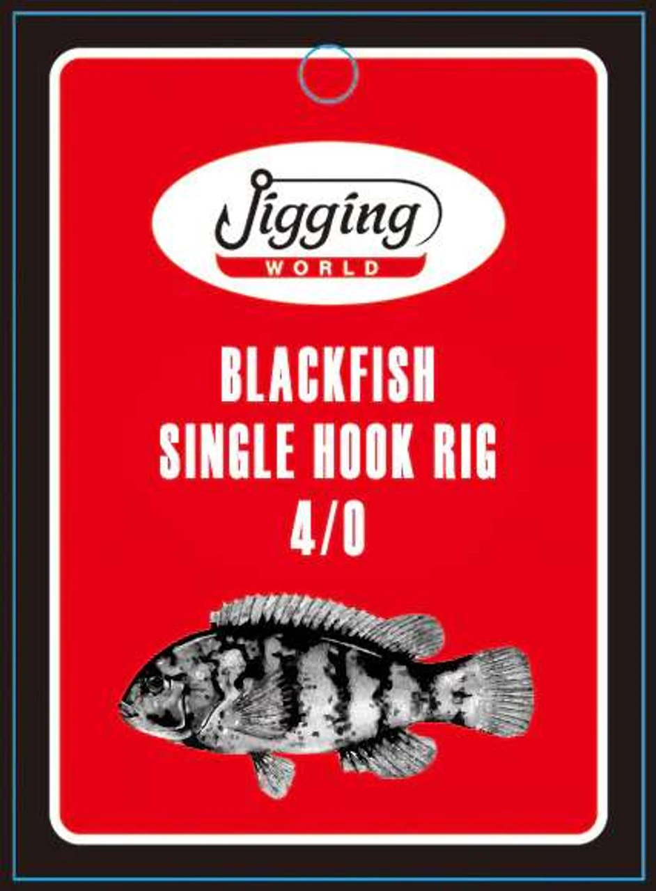 Jigging World Blackfish Single Hook Rigs 3 Jigging World Blackfish Single Hook Rigs