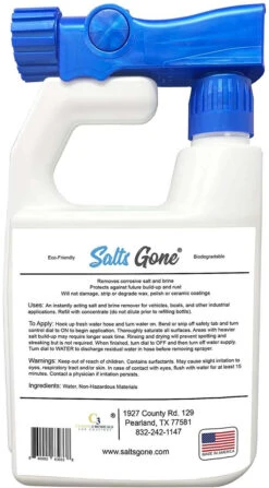 Salts Gone 32 Oz. Refillable Spray Bottle Concentrate 5 Salts Gone 32 Oz. Refillable Spray Bottle Concentrate -Fishing Journey Shop salts gone sg32hes 32 oz refillable spray bottle concentrate 13356.1651446183