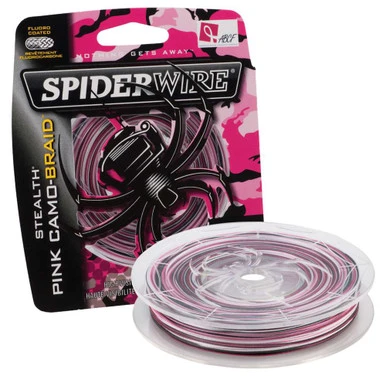 Spiderwire Stealth Pink Camo Braid 3 Spiderwire Stealth Pink Camo Braid