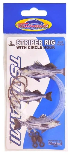 Tsunami Circle Hook Striper Rigs 3 Tsunami Circle Hook Striper Rigs