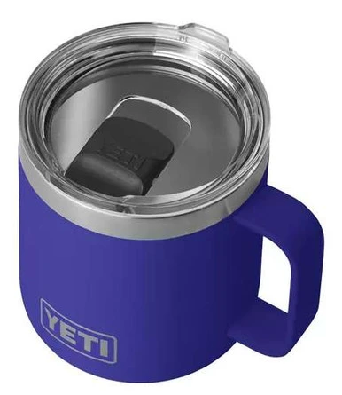 YETI Rambler 14oz Mug With Magslider Lid - Offshore Blue 3 YETI Rambler 14oz Mug With Magslider Lid - Offshore Blue